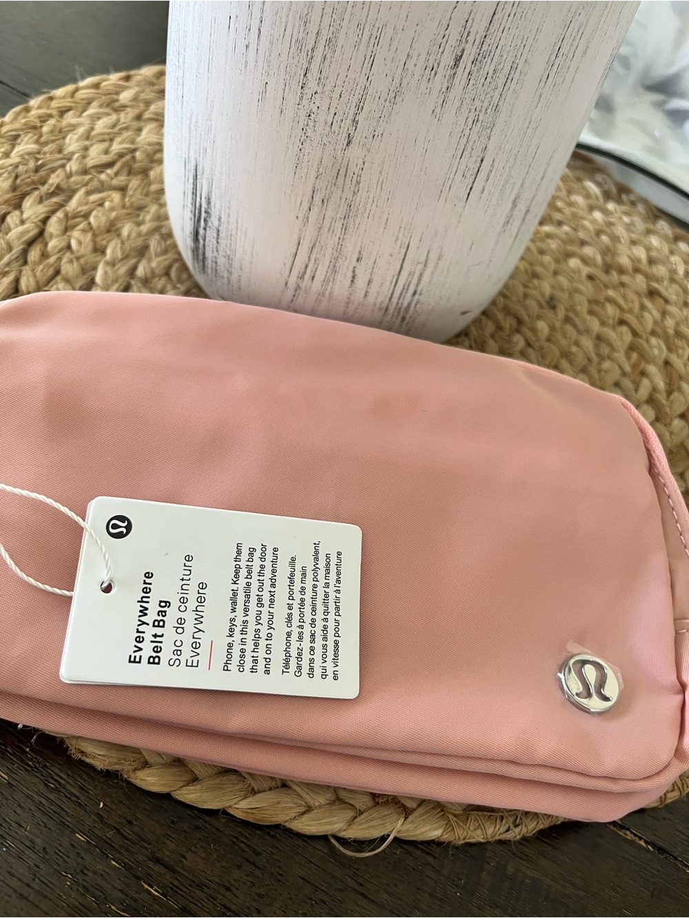 lululemon athletica Everywhere Belt Bag — Light Pink